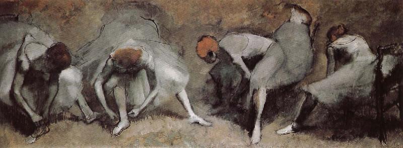 Edgar Degas Before the performance oil painting picture